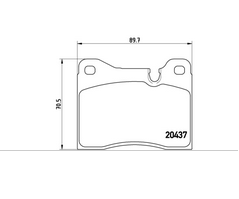 Передние тормозные колодки