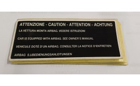 AIRBAG AUFKLEBER 355 360 430
