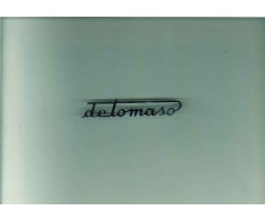 De Tomaso chrome lettering