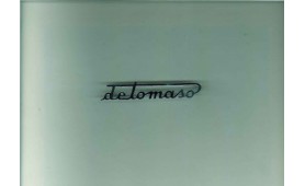 De Tomaso chrome lettering