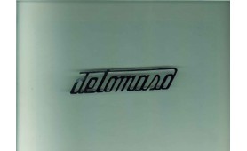 De Tomaso chrome lettering
