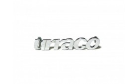 Chrome-plated urraco lettering